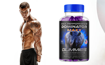Dominator Maxx Gummies for Men, Advanced Performance Supplement 300 Gummies