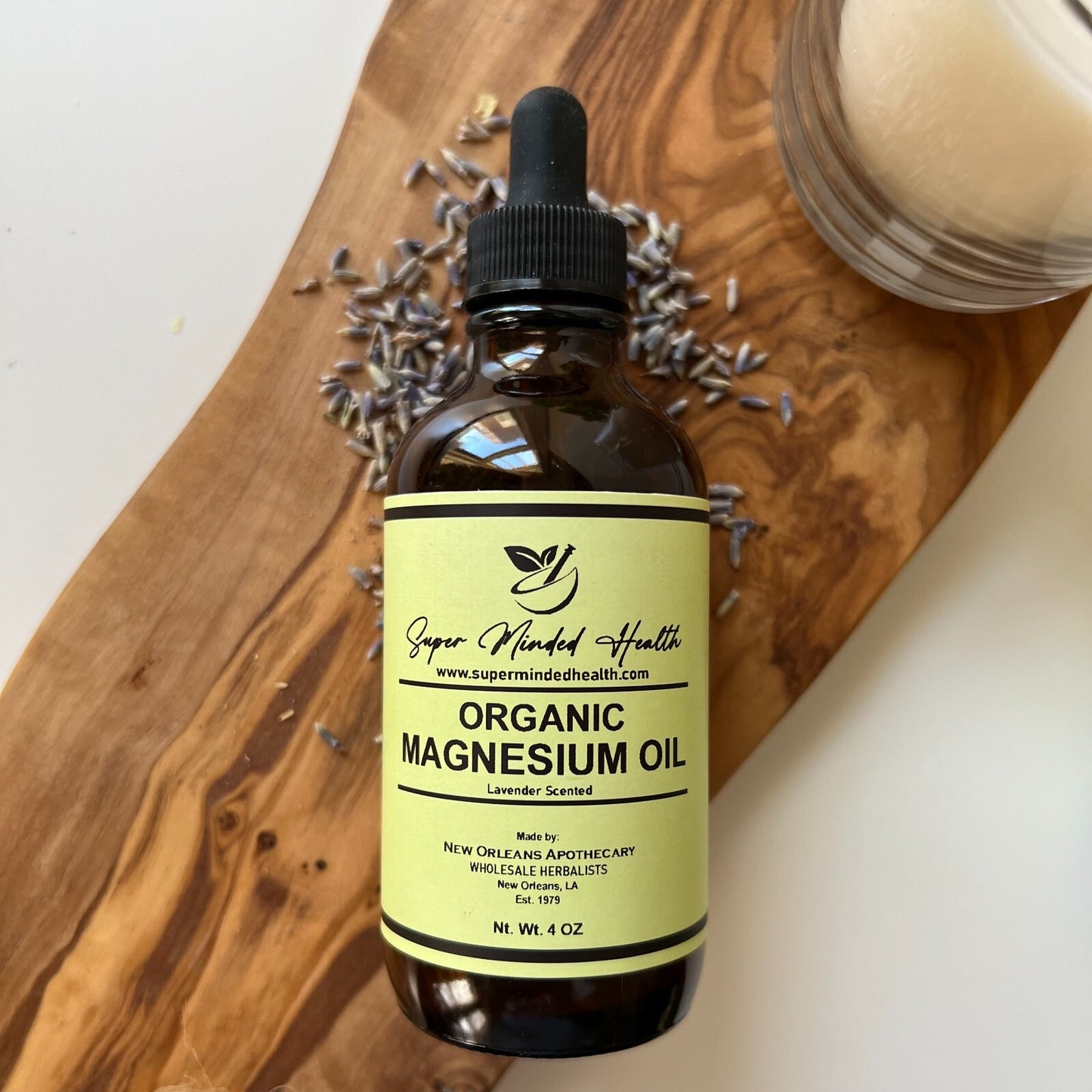 Magnesium Oil Pure Organic Unscented or Lavender Scent