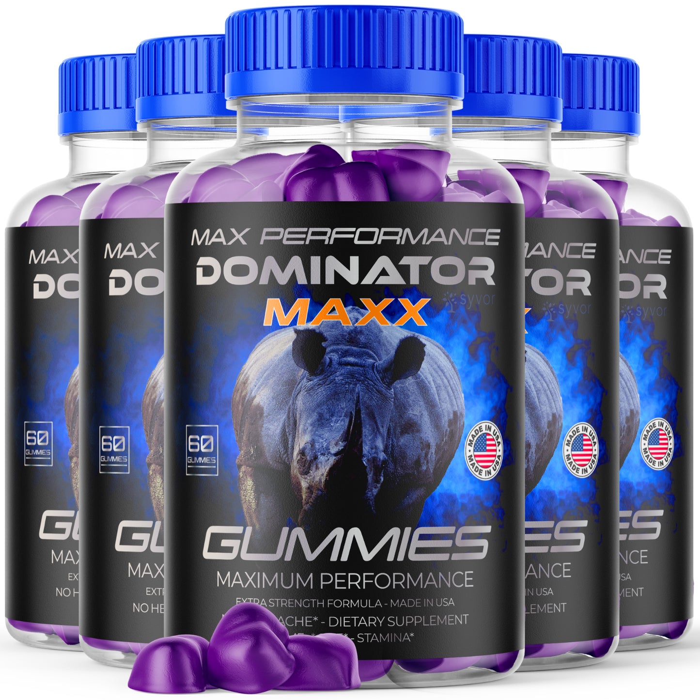 Dominator Maxx Gummies for Men, Advanced Performance Supplement 300 Gummies
