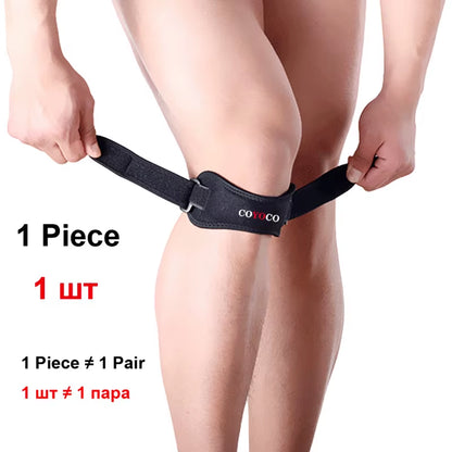 1 Pcs Adjustable Patella Pad Protector Brace Knee Support Kneepad  Brand anti Falls Injury Bandage Patella Guard Grey
