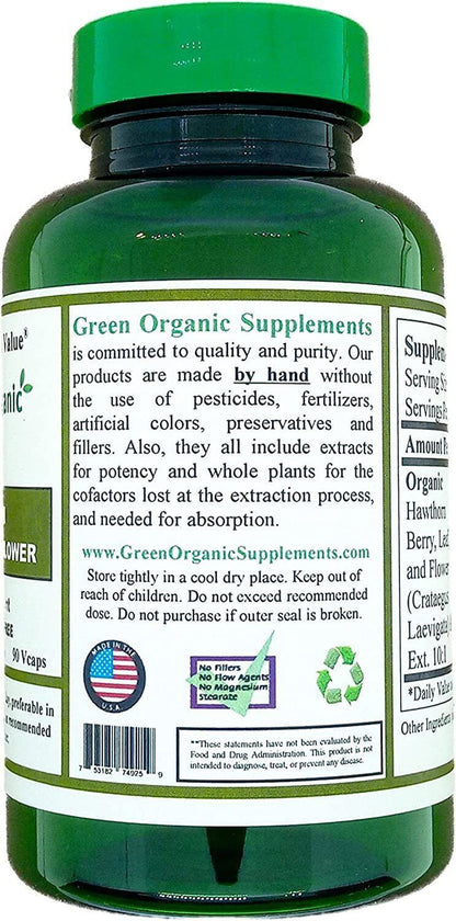 White Willow Bark Capsules 90 Caps, 710Mg - Green Organic Supplements