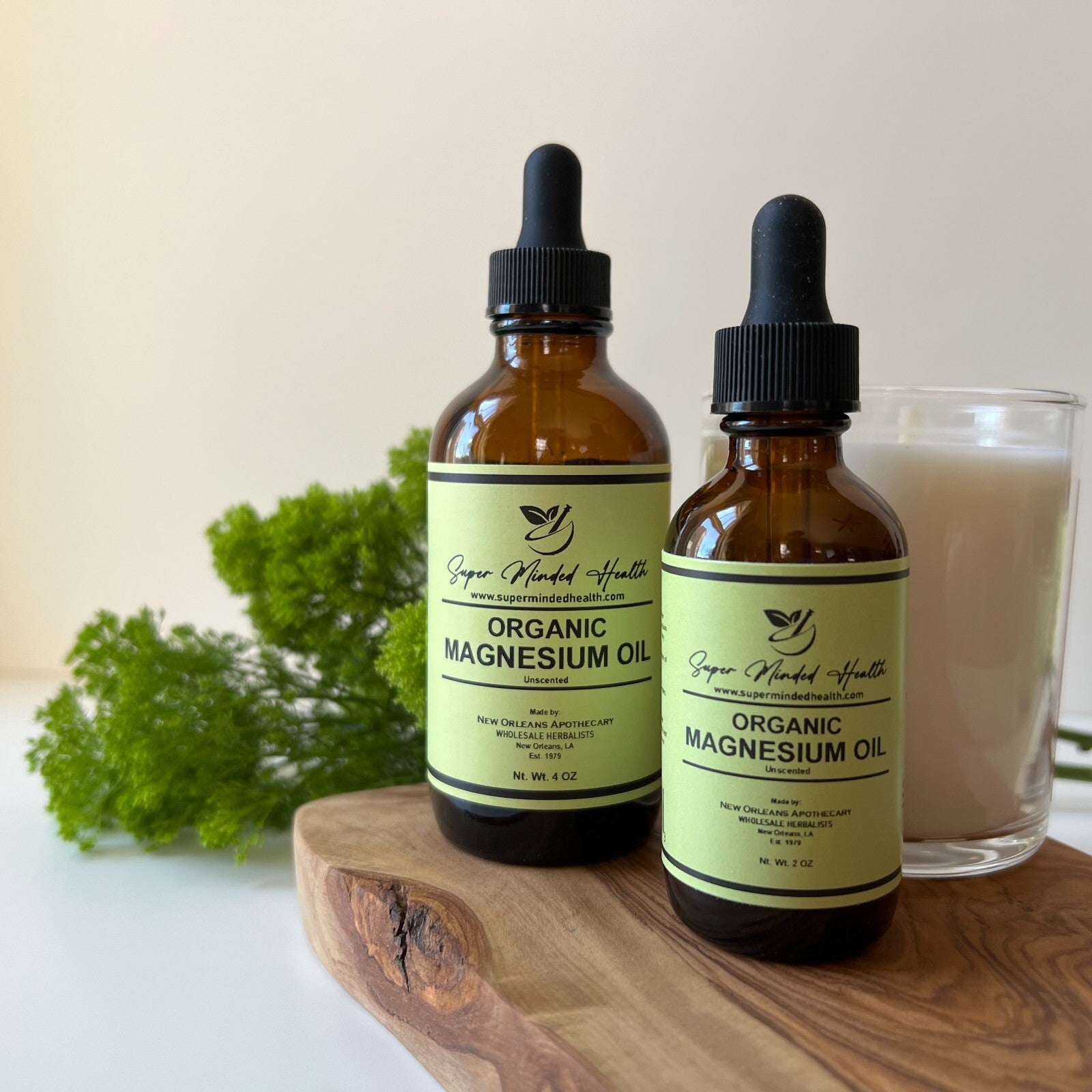 Magnesium Oil Pure Organic Unscented or Lavender Scent